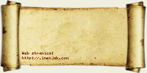 Jovana Bjelobrk vizit kartica